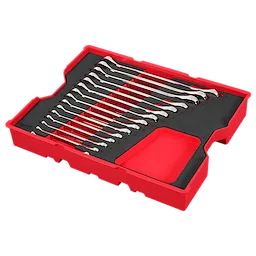 15pc. Metric Ratcheting Combination Wrench Set with Tray for PACKOUT™ Drawers