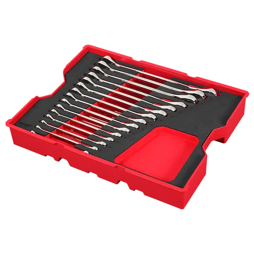 15pc. Metric Ratcheting Combination Wrench Set with Tray for PACKOUT™ Drawers
