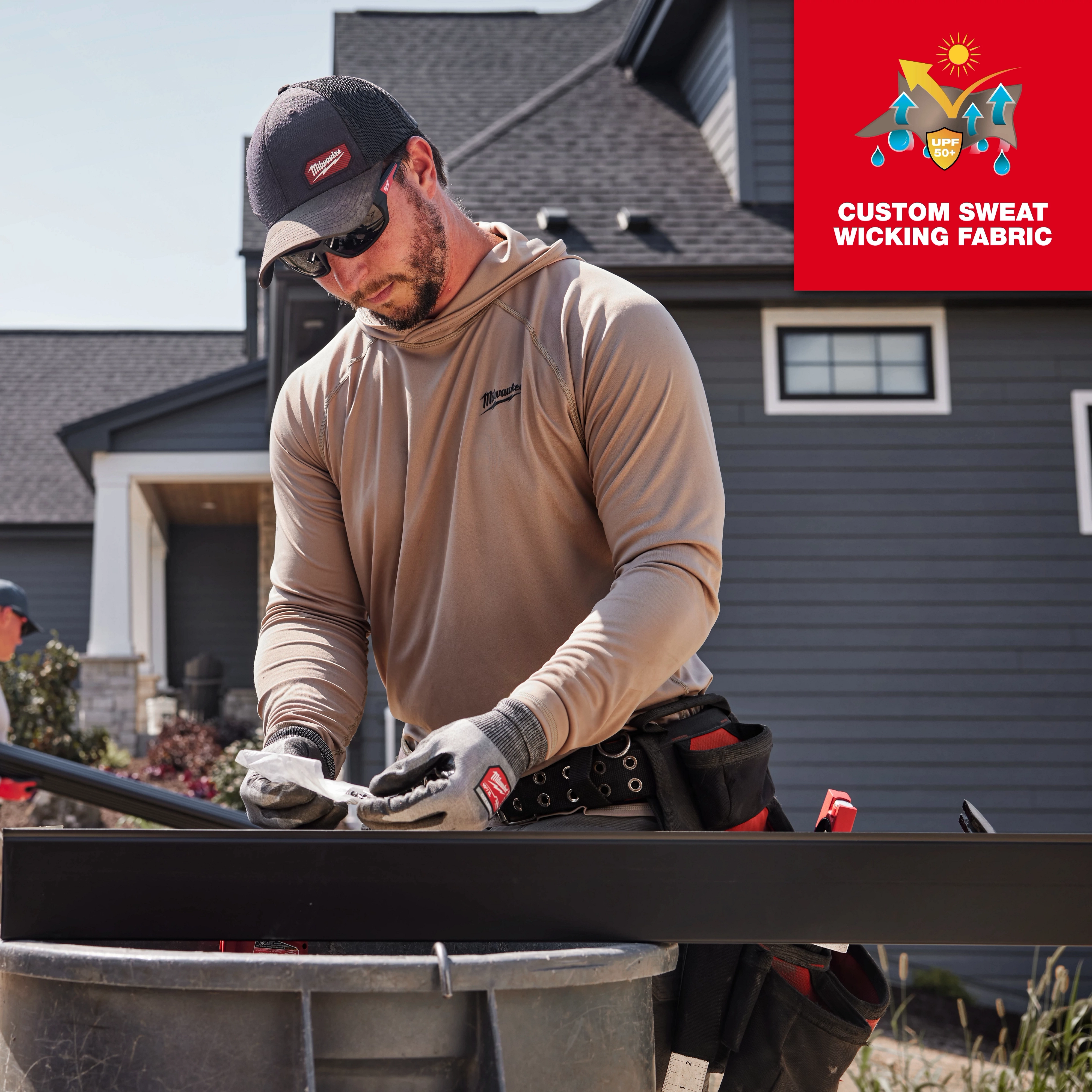 WORKSKIN SUN SHIRT - SANDSTONE