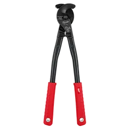 The 17" Utility Cable Cutter features black blades and red handle grips, designed for cutting cables but not steel.