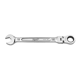 Flex Head Ratcheting Combination Wrench, 18mm