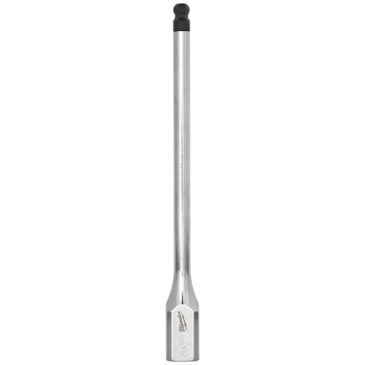 3/8" Drive 1/4" Long Ball End Hex Bit Socket features a chrome finish with a hexagonal base and a ball end tip.