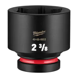 SHOCKWAVE Impact Duty 1" Drive 2-3/8" Standard 6 Point Socket standing upright with visible size marking.