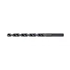 7/32" THUNDERBOLT black oxide drill bit with a twisted design for precision drilling and increased durability.