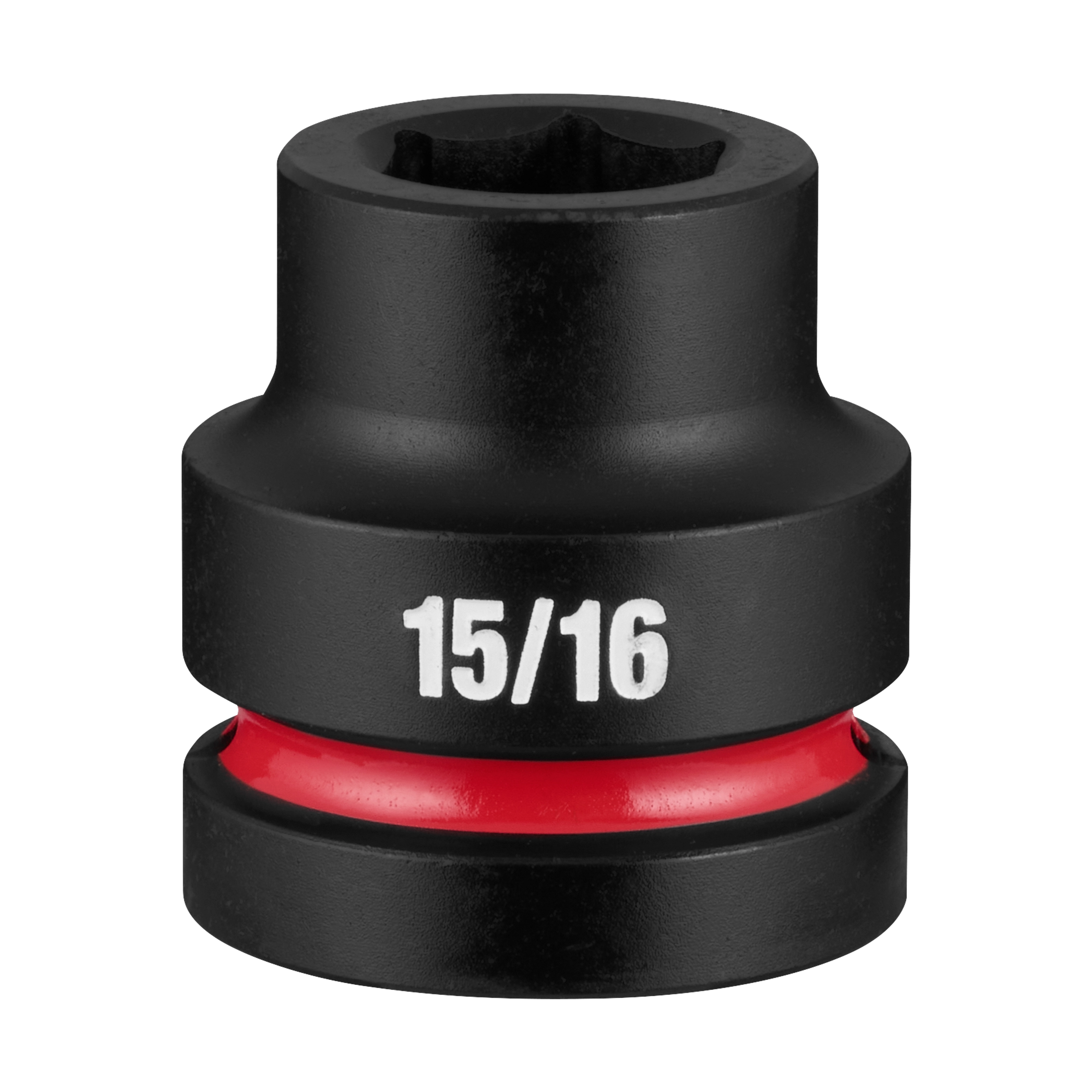 SHOCKWAVE Impact Duty 1" Drive 15/16" Standard 6 Point Socket with 15/16 marking and red ring.