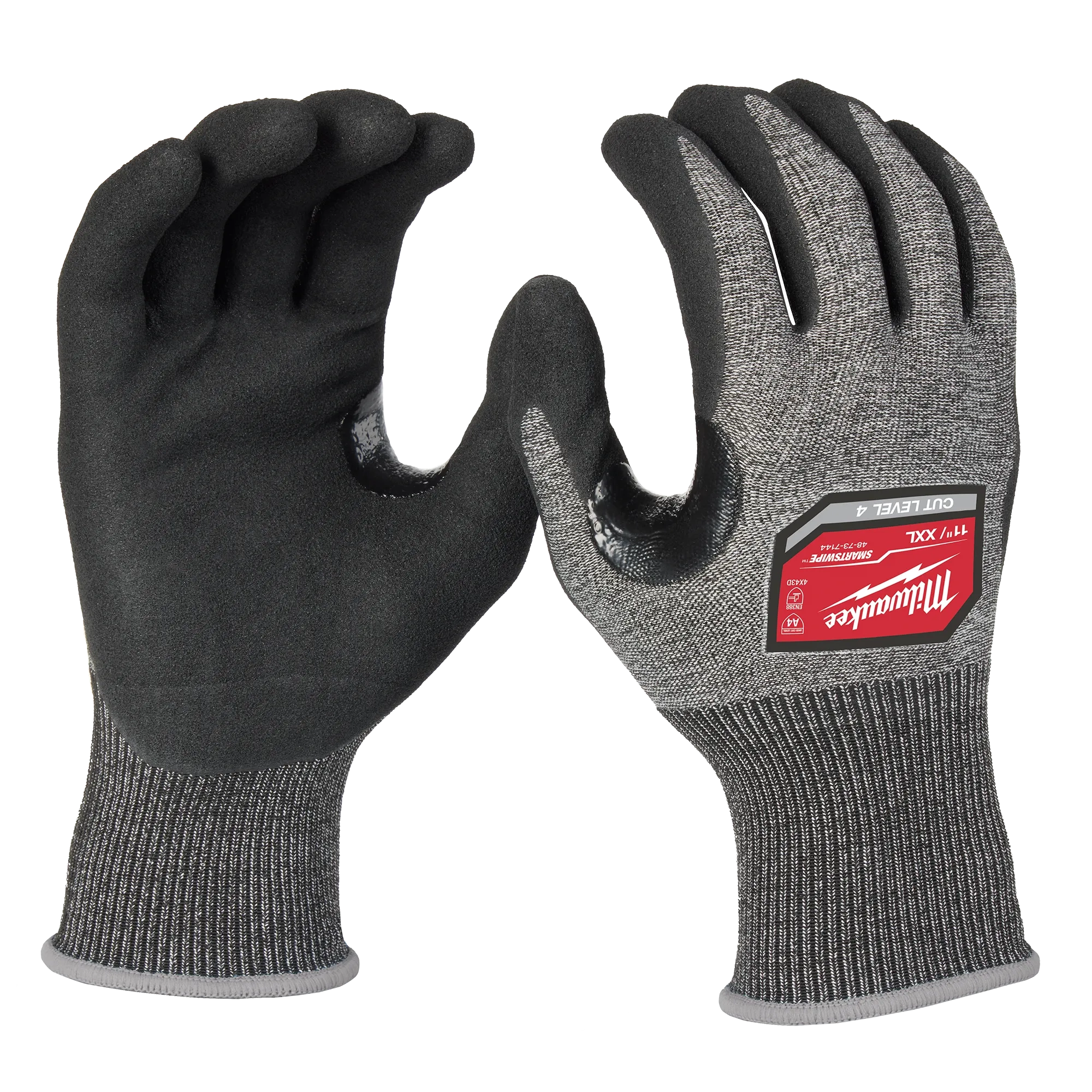 Cut Level 4 High-Dexterity Nitrile Dipped Gloves - XXL