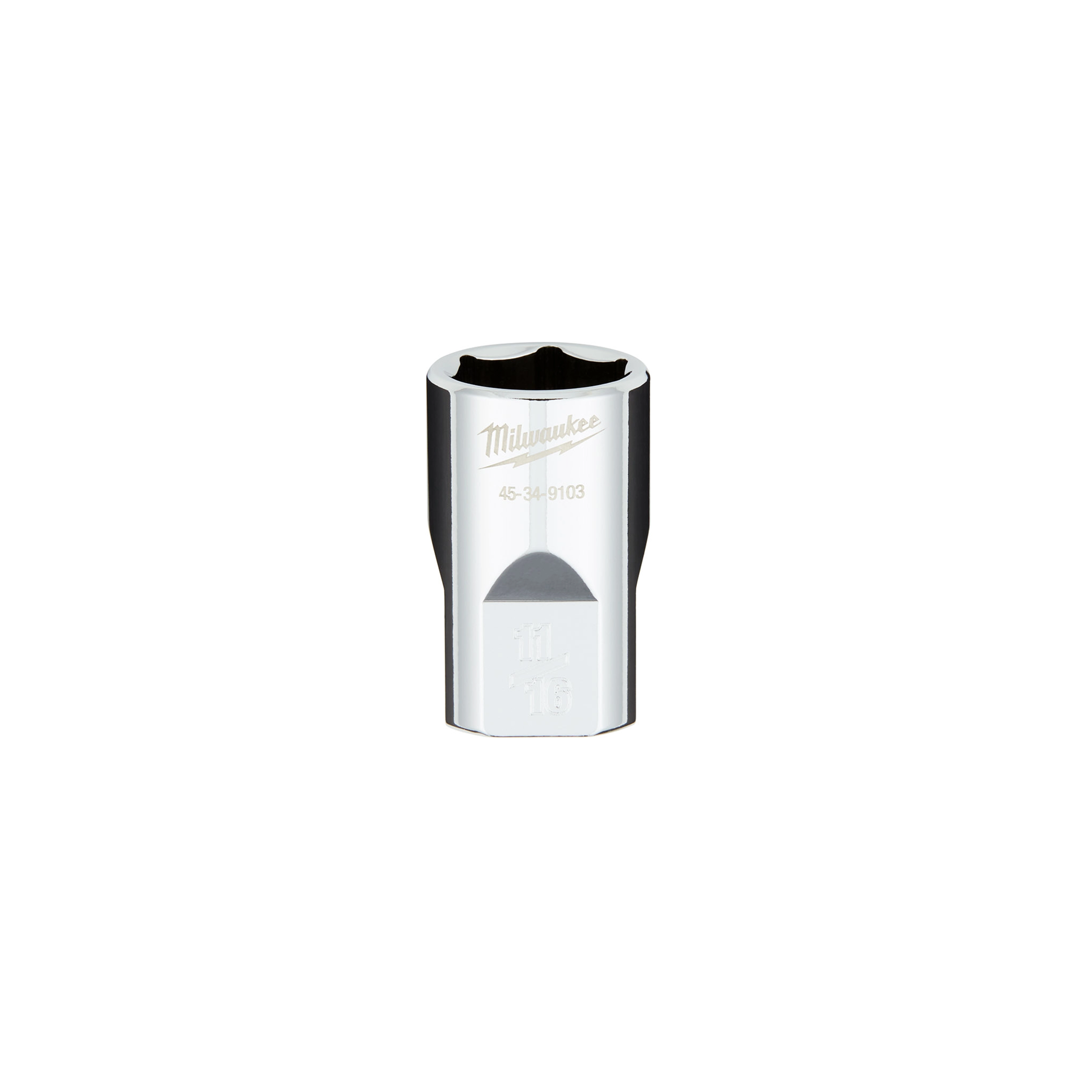 1/2" Drive 11/16" SAE 6-Point Socket with FOUR FLAT™ Sides