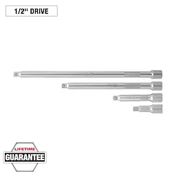 4pc 1/2” Drive Extension Set