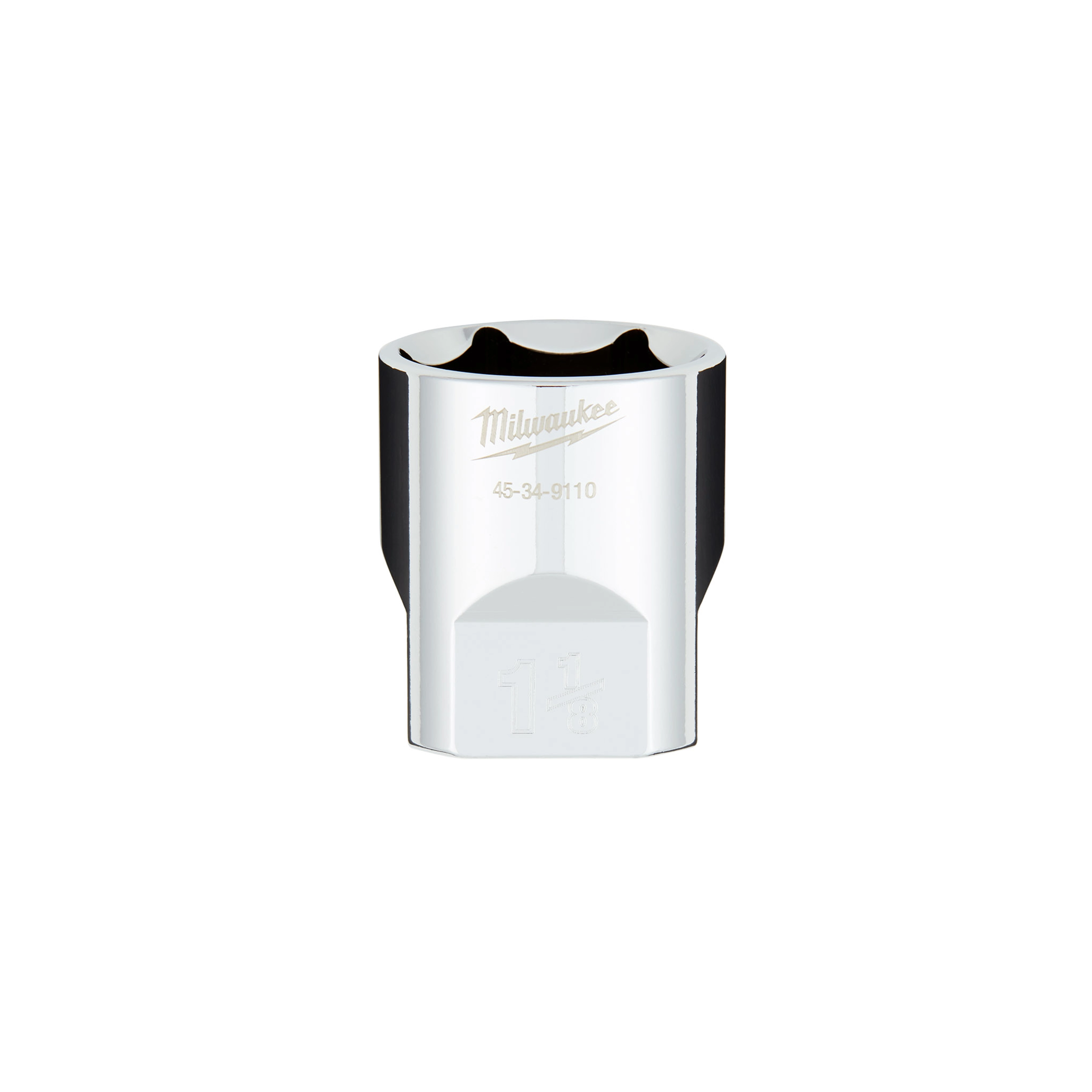 1/2" Drive 1-1/8" SAE 6-Point Socket with FOUR FLAT™ Sides