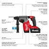 M18 FUEL™ 1" SDS Plus Rotary Hammer w/ ONE-KEY™ Dust Extractor Kit, view 22
