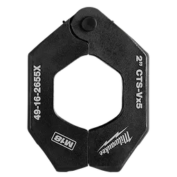 2" CTS-V Pivoting Press Ring for M18 press tools. The black ring is open in the center and has white text labeling.
