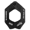 2" CTS-V Pivoting Press Ring for M18 press tools. The black ring is open in the center and has white text labeling.