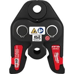 RLS ACR Press Jaws for M18 FORCE LOGIC Press Tools are black and red pressing jaws labeled for 5/8" OD use.