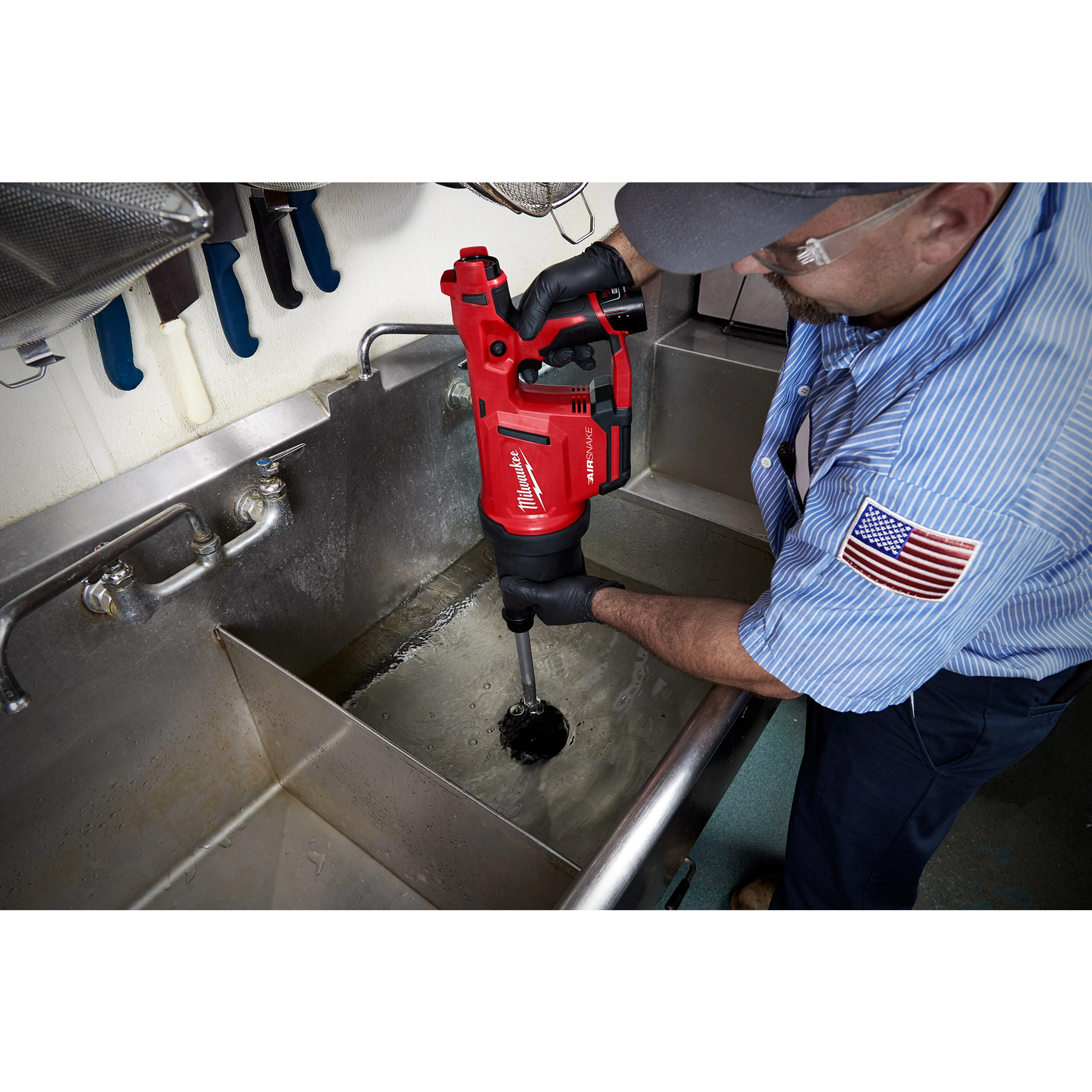 M12™ AirSnake™ Drain Cleaning Air Gun