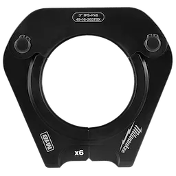 3" IPS-P Pivoting Press Ring for M18 Long Throw Press Tool, shown in black with model number 49-16-2657BX.
