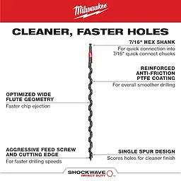 Lineman's Impact Auger Bits