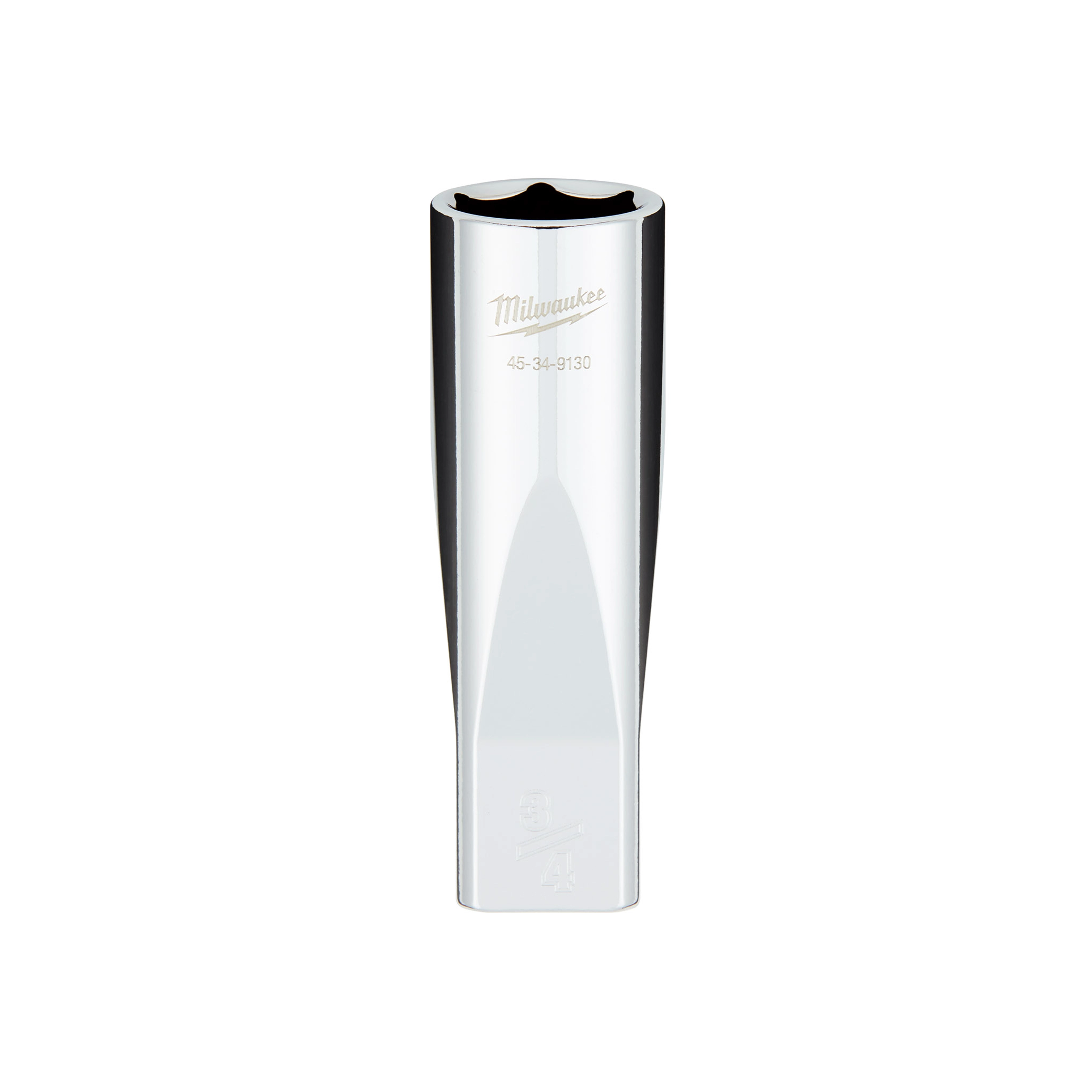 1/2" Drive 3/4" SAE 6-Point Deep Socket with FOUR FLAT™ Sides