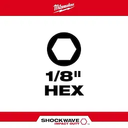 1/8" HEX SHOCKWAVE Bit Type Asset