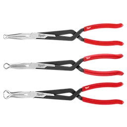 3PC Long Reach Hose Grip Pliers Set