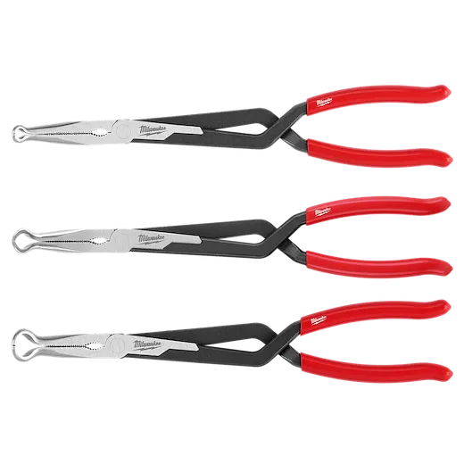 3PC Long Reach Hose Grip Pliers Set