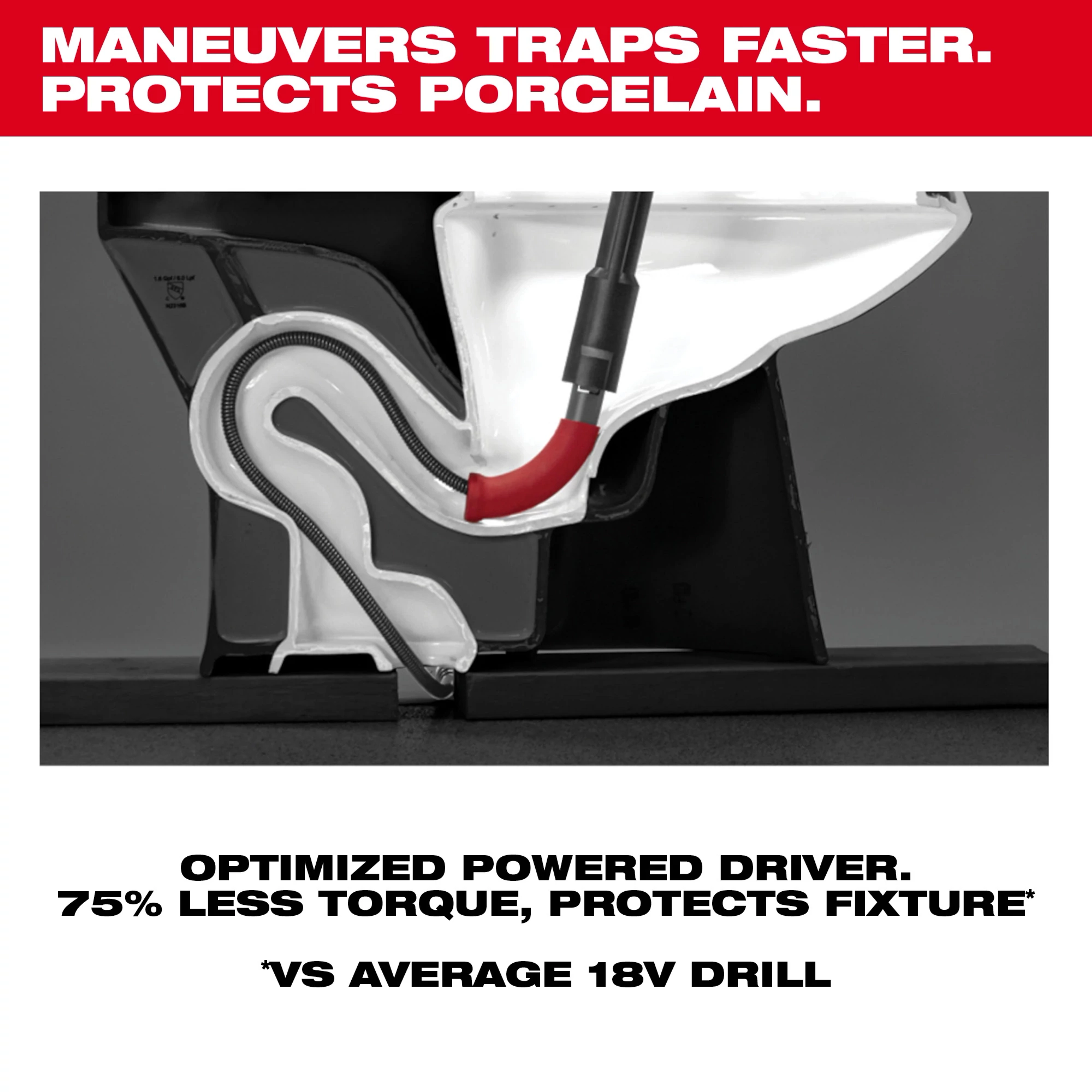 M12 TRAPSNAKE™ 6’ Toilet Auger