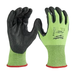 48-73-8952 - High Visibility Cut Level 5 Polyurethane Dipped Glove - L