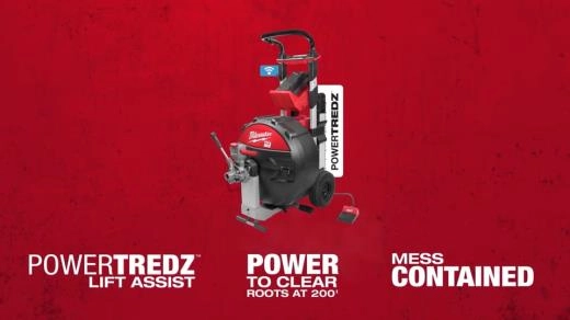 MX FUEL™ Sewer Drum Machine w/ POWERTREDZ™ | Milwaukee tool - 4