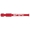 Milwaukee 3/16" DIAMOND MAX Diamond Grit Hole Saw with red hex shank and diamond-coated tip for cutting hard materials.