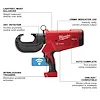 M18™ FORCE LOGIC™ 750 MCM Crimper with #6 - 750 MCM Cu Dies, view 22