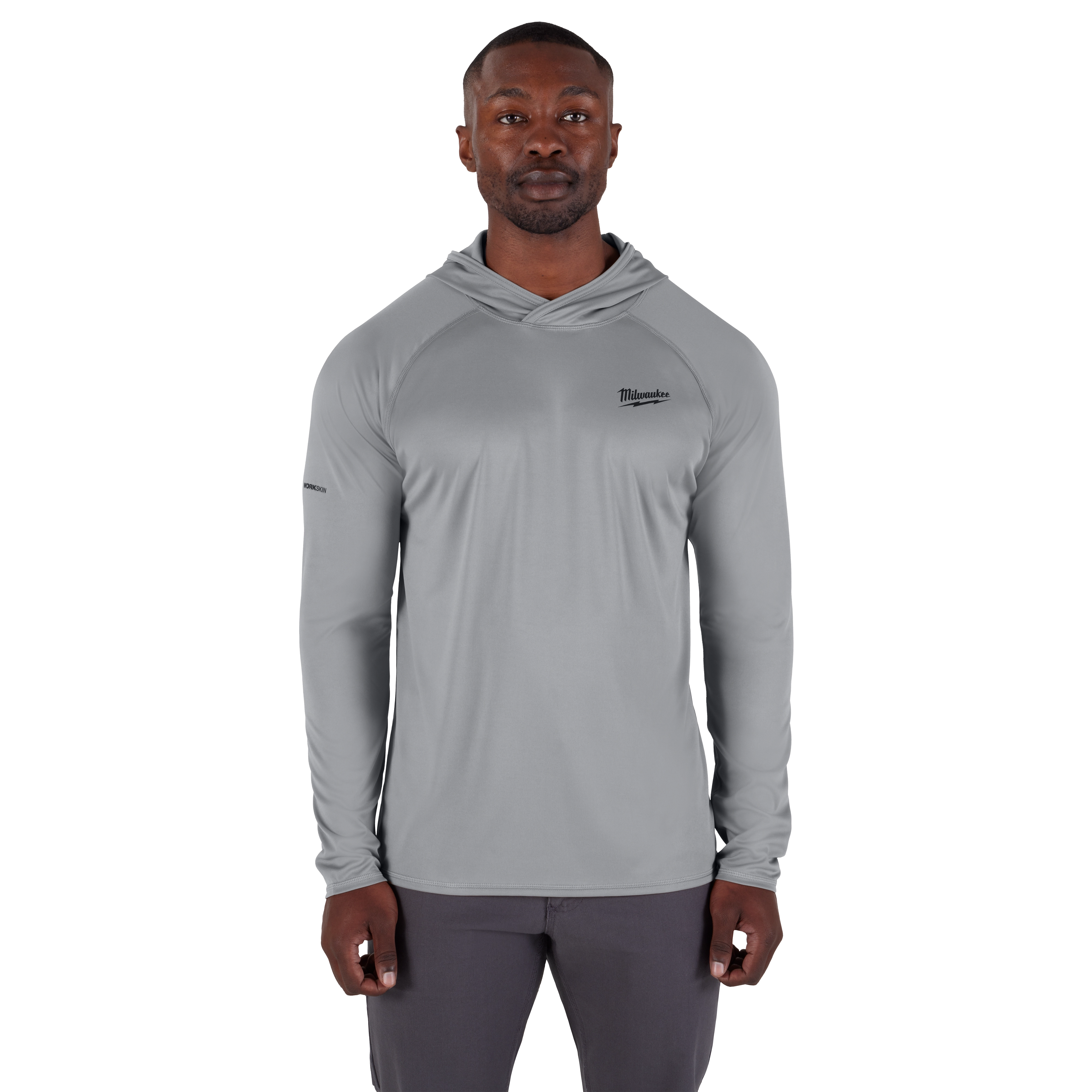 WORKSKIN™ Hooded Sun Shirt - GRAY 2X