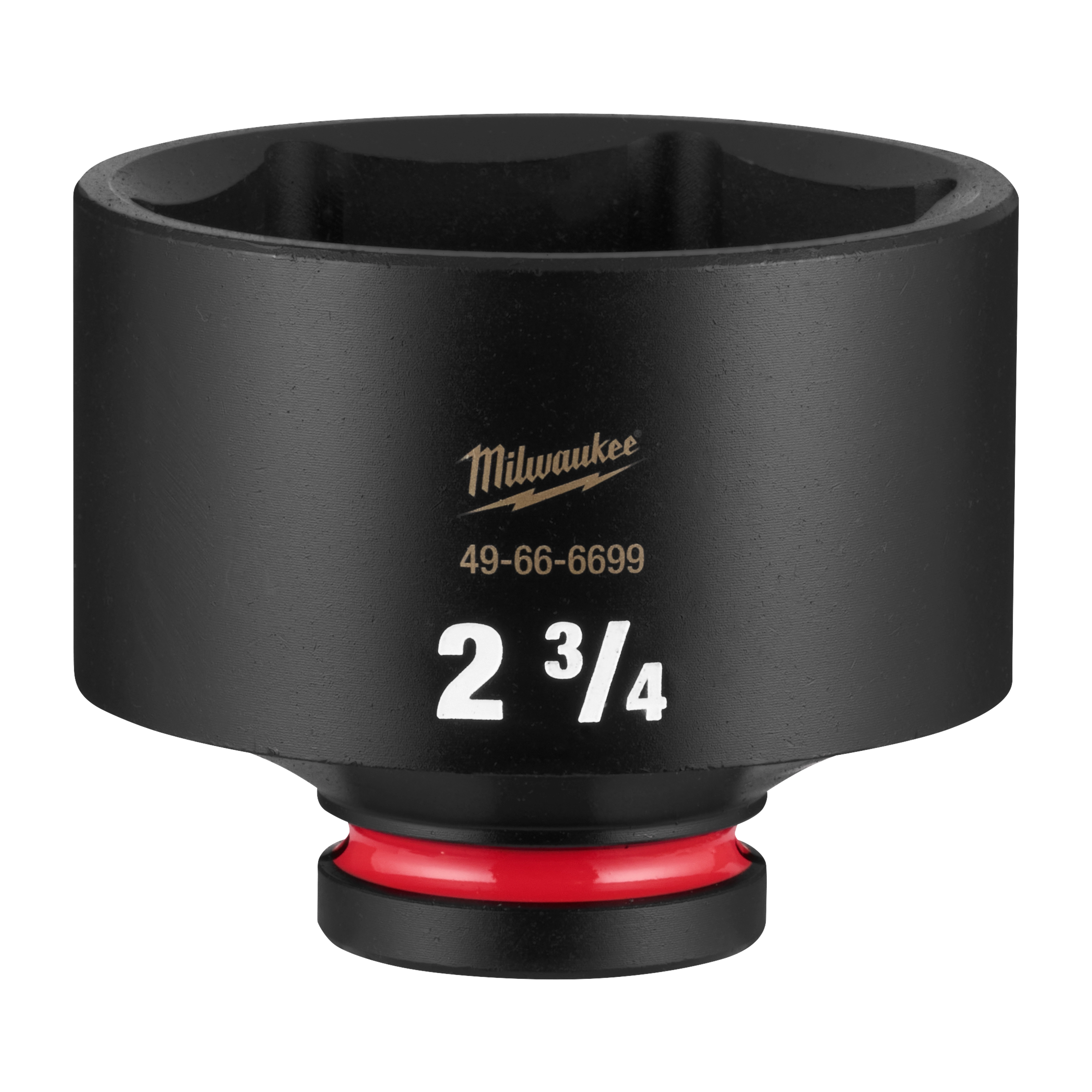 SHOCKWAVE Impact Duty 3/4" Drive 2-3/4" Standard 6 Point Socket standing upright on a plain background.