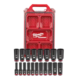 19PC SHOCKWAVE™ Impact Duty Socket 3/8” Drive MM Set with PACKOUT™