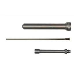 M12 Rivet Tool 6” Extension Primary includes a cylindrical extension, a connecting rod, and an additional attachment piece.