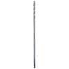 5/16" x 12" Aircraft Length Black Oxide Drill Bit with a spiral groove, long cylindrical body, and black finish.