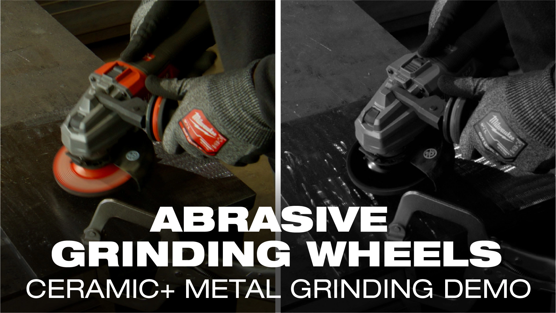 Milwaukee Bonded Abrasives Ceramic Plus Grinding Demo