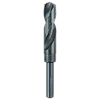 13/16" S&D Black Oxide Drill Bit shown vertically against a white background, featuring a dark metallic finish with spiral grooves.