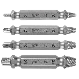 M2 Steel Screw Extractor Set 4PC