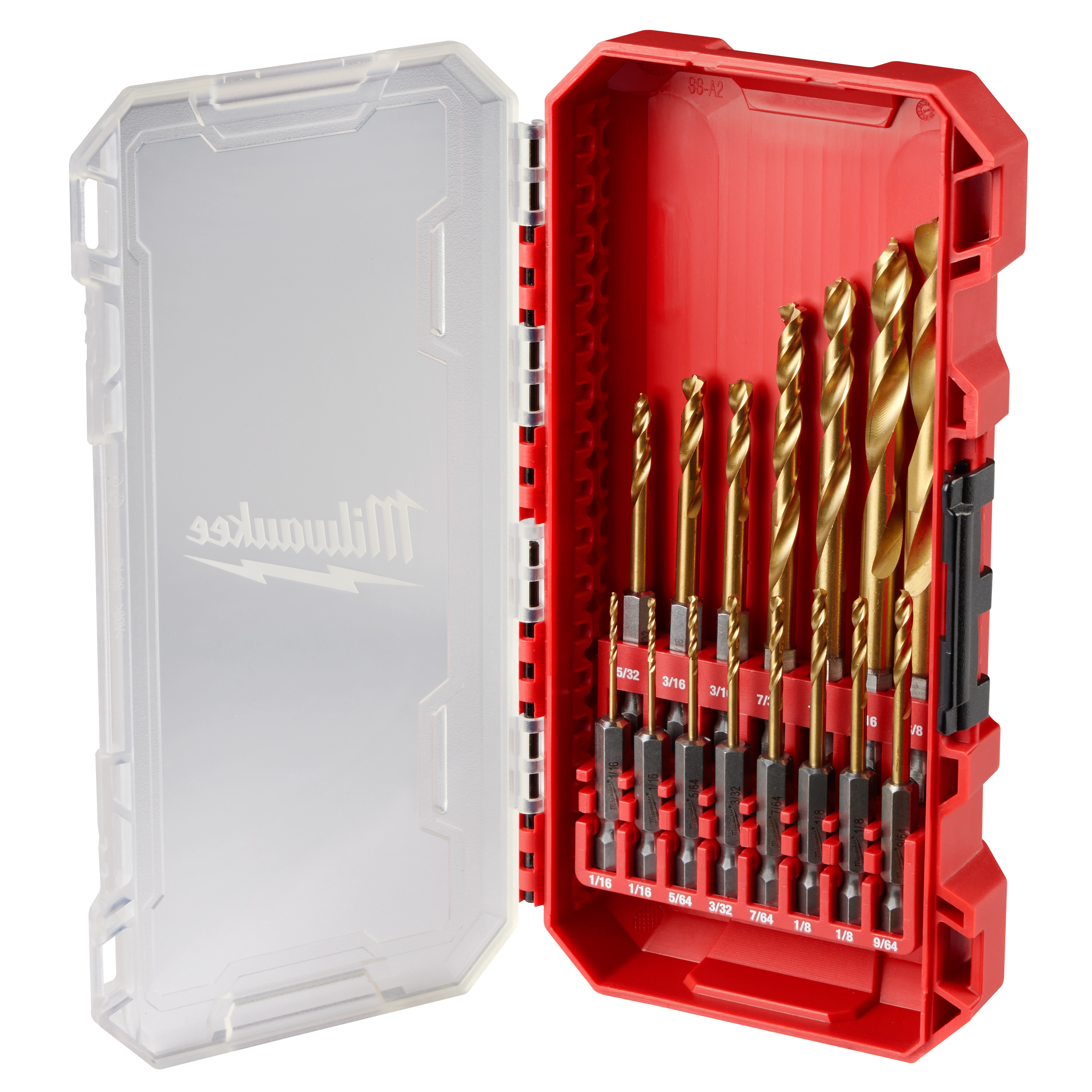 SHOCKWAVE Impact Duty™ RED HELIX™ Titanium Drill Bit Set - 15PC