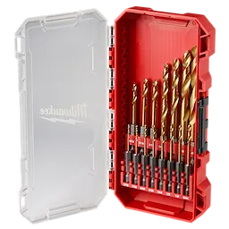 SHOCKWAVE Impact Duty™ RED HELIX™ Titanium Drill Bit Set - 15PC