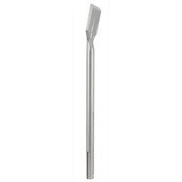 SDS-MAX 2" Tile Chisel with a silver, elongated cylindrical body and a wide, flat chisel tip at the top for tile removal.