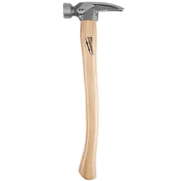 NEW 23oz Milled Face Hickory Handle Framing Hammer