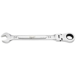 The 24MM Flex Head Ratcheting Combination Wrench