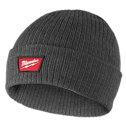 Image of the Milwaukee Rib-Knit Cuffed Beanie in gray