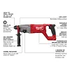 M18 FUEL™ 1" SDS Plus D-Handle Rotary Hammer (Tool Only), view 17