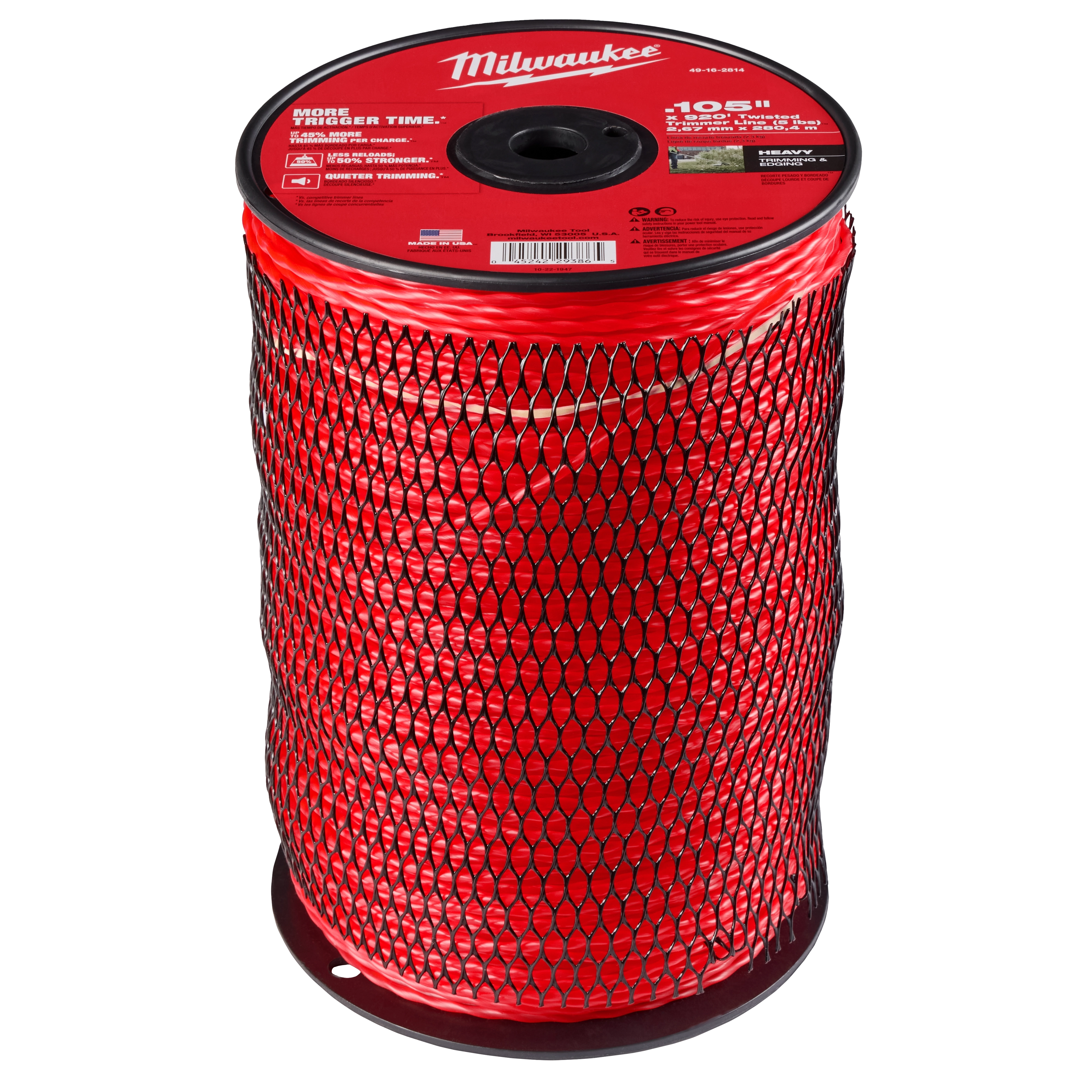 .105" x 920' (5 lb) Twisted Trimmer Line