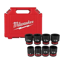 8PC SHOCKWAVE Impact Duty(TM) 3/4" Drive SAE Standard 6 Point Socket Set
