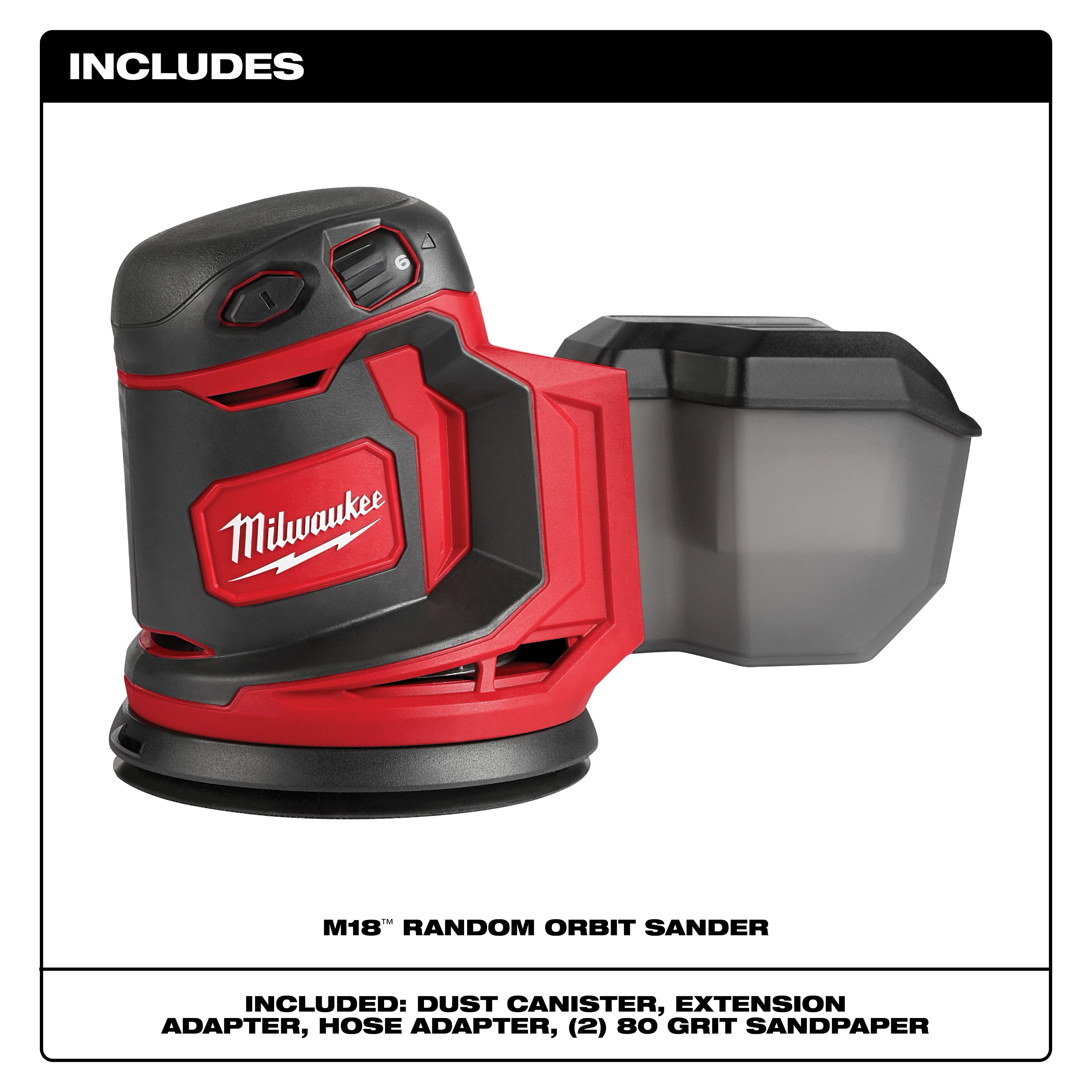 M18™ Random Orbit Sander Includes