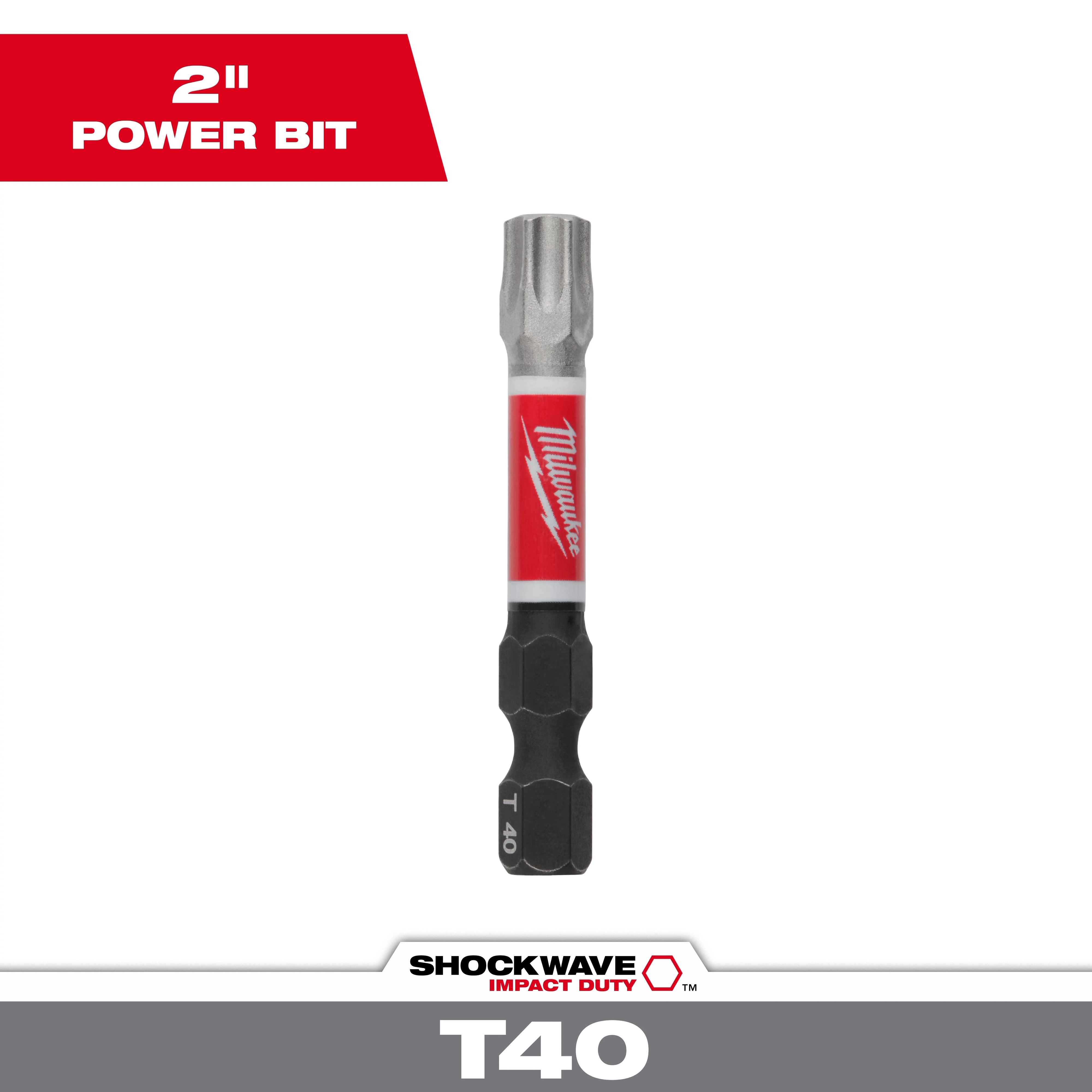 SHOCKWAVE™ 2" Impact TORX® T40 Power Bit (2 PK)