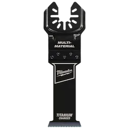 MILWAUKEE® OPEN-LOK™ 1-1/4" TITANIUM CHARGED™ Bi-Metal Multi-Material Multi-Tool Blade