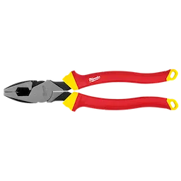 1000V Insulated 9" Lineman's Pliers with red and yellow handles designed for electrical work and enhanced safety.